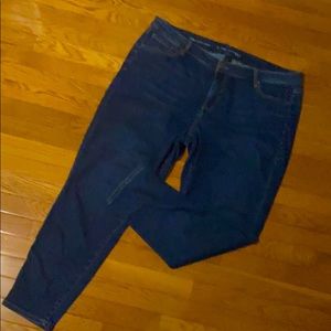 Lane Bryant Mid Rise Super Stretch Skinny Jean